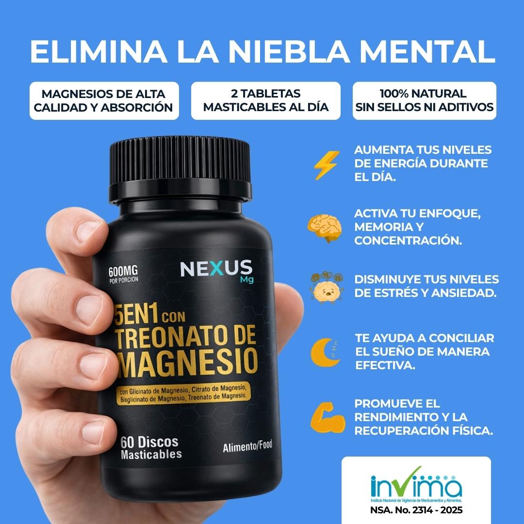 Nexus 5en1 | Magnesio Complex + Inositol + Vit B